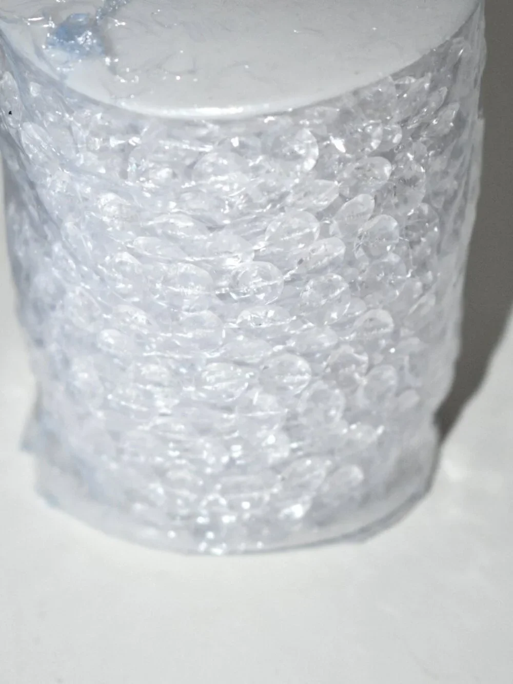 XINHUIDALSQ Crystal Garland Set of 2- 99 FT @ Clear Acrylic Diamond Bead Strand